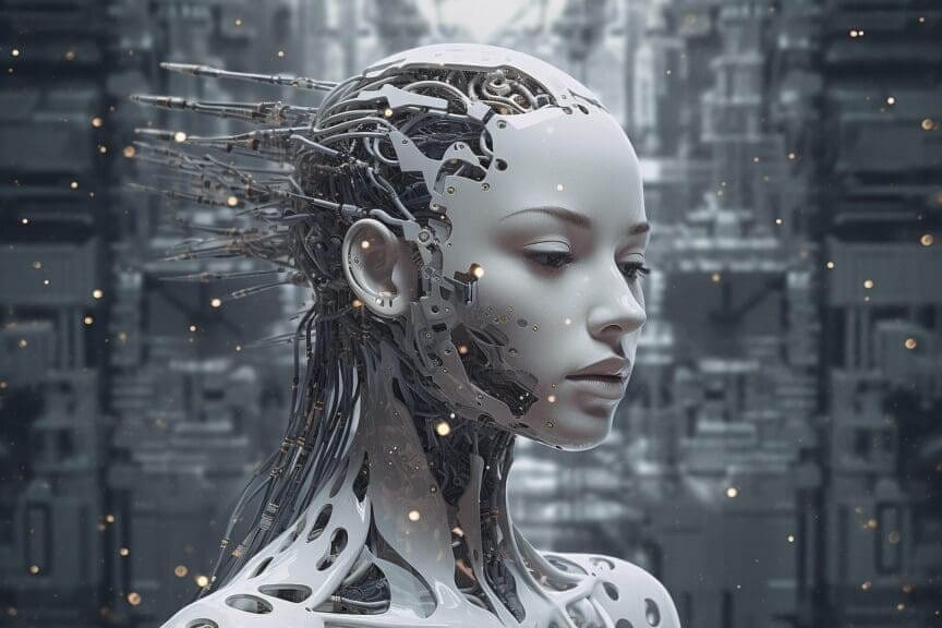 A female artificial intelligence robot. Bipedal robots in china can dance better than most humans.