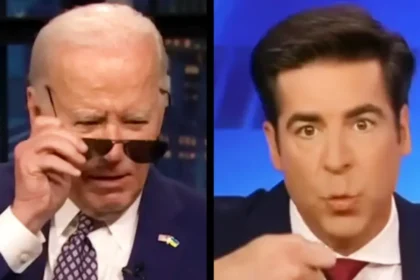 Joe Biden and Jesse Watters