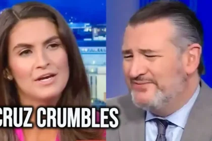 Kaitlin Collins and Ted Cruz