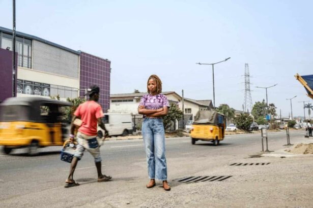 Photo of people on a city street