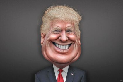 Donald Trump caricature