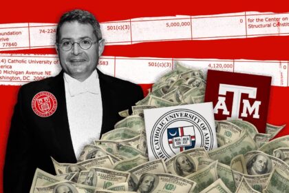 Illustration with Leonard Leo