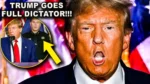 Trump yelling with a red face
