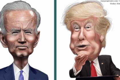 Politicians mental competency Trump and Biden split screen