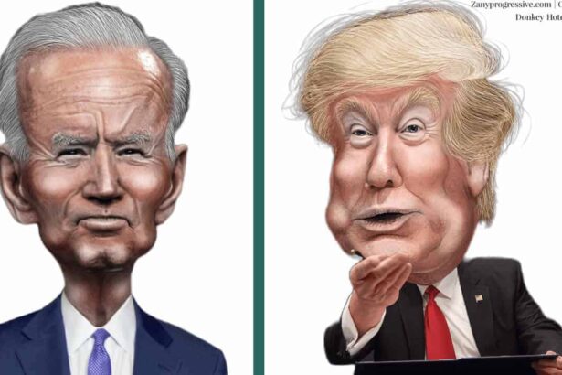 Politicians mental competency trump and biden split screen