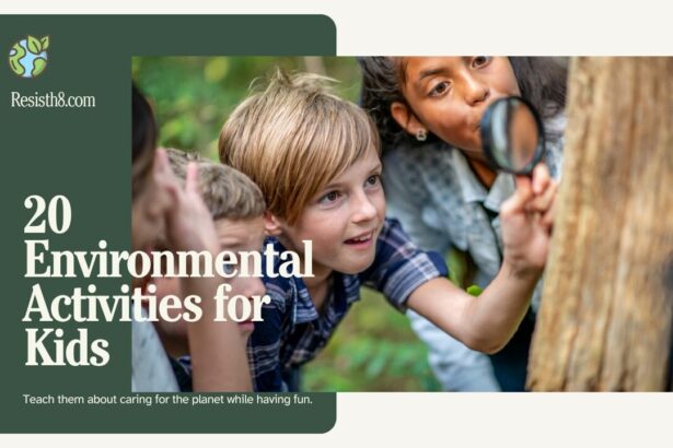 Environmental activities for kids graphic