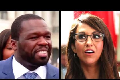 Rapper 50 cent and Lauren Boebert