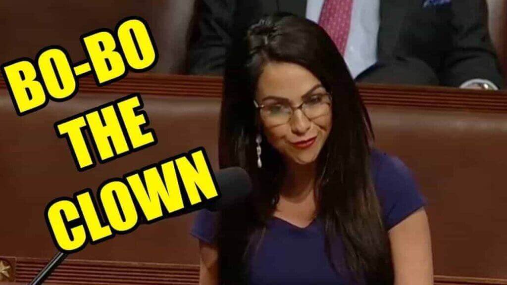 Lauren boebert on the house floor