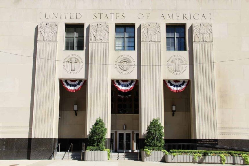 Theodore levin courthouse in detroit, michigan