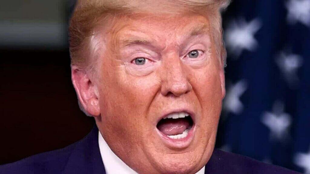 Trump freaking out before the debate