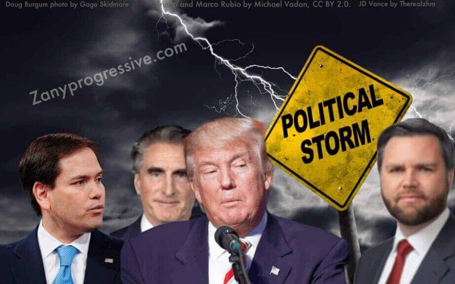 Donald Trump and 3 vice president picks