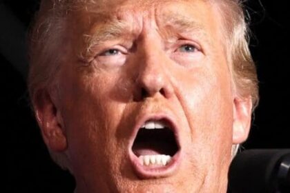 Donald Trump yelling