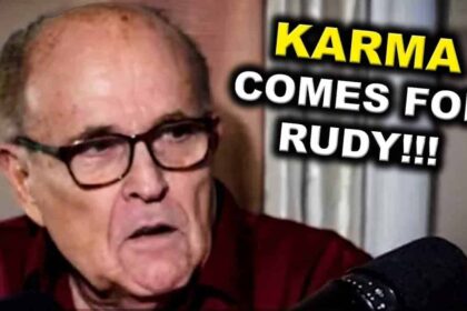 Rudy Giuliani looking shocked