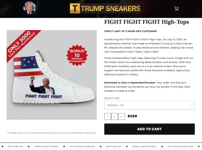 img 5871 Assassination attempt sneakers ad
