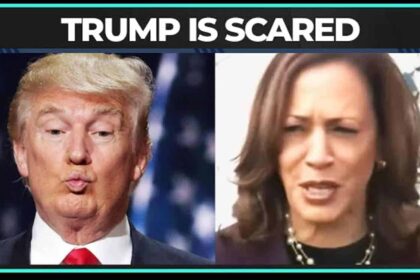 Trump and Kamala Harris