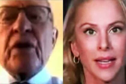 Ana kasparian and Alan dershowitz