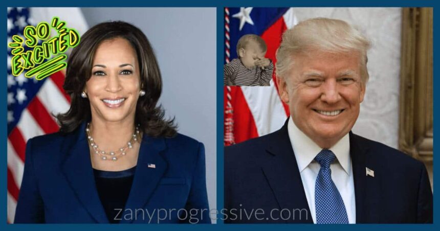 Kamala harris and donald trump