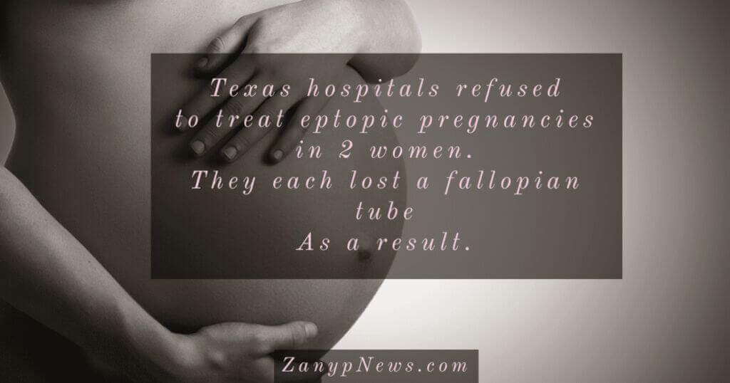 Pregnant woman’s belly in sepia