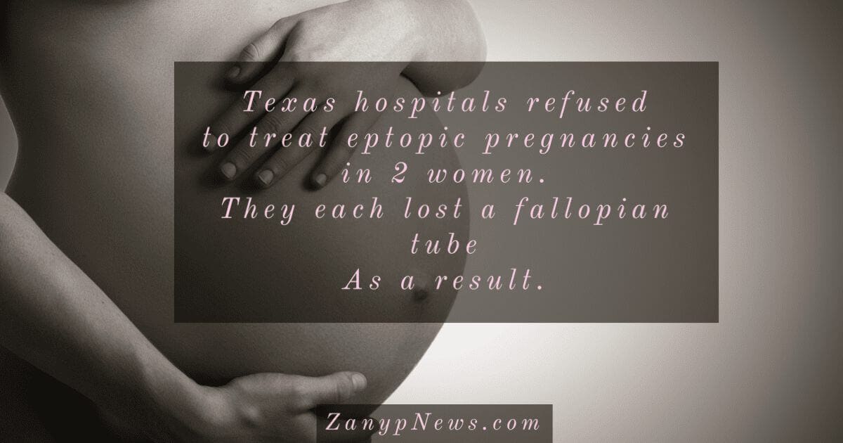 Pregnant woman’s belly in sepia