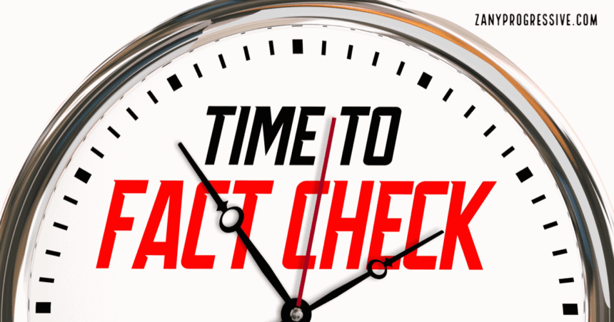 Fact check graphic