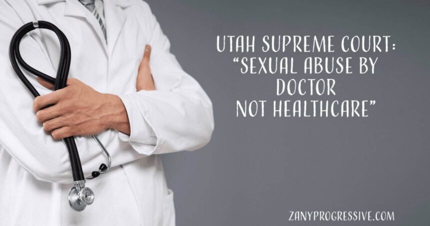 View of a male doctor from neck to waist with post title text
