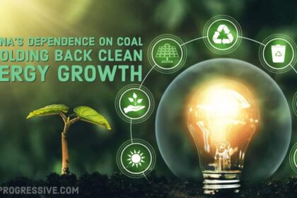 Clean energy growth graphic with post title text