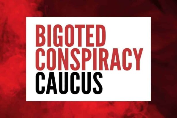 Bigoted conspiracy caucus video cover image