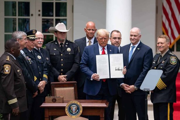 Black americans and police violence: trump signed a bill for police officers