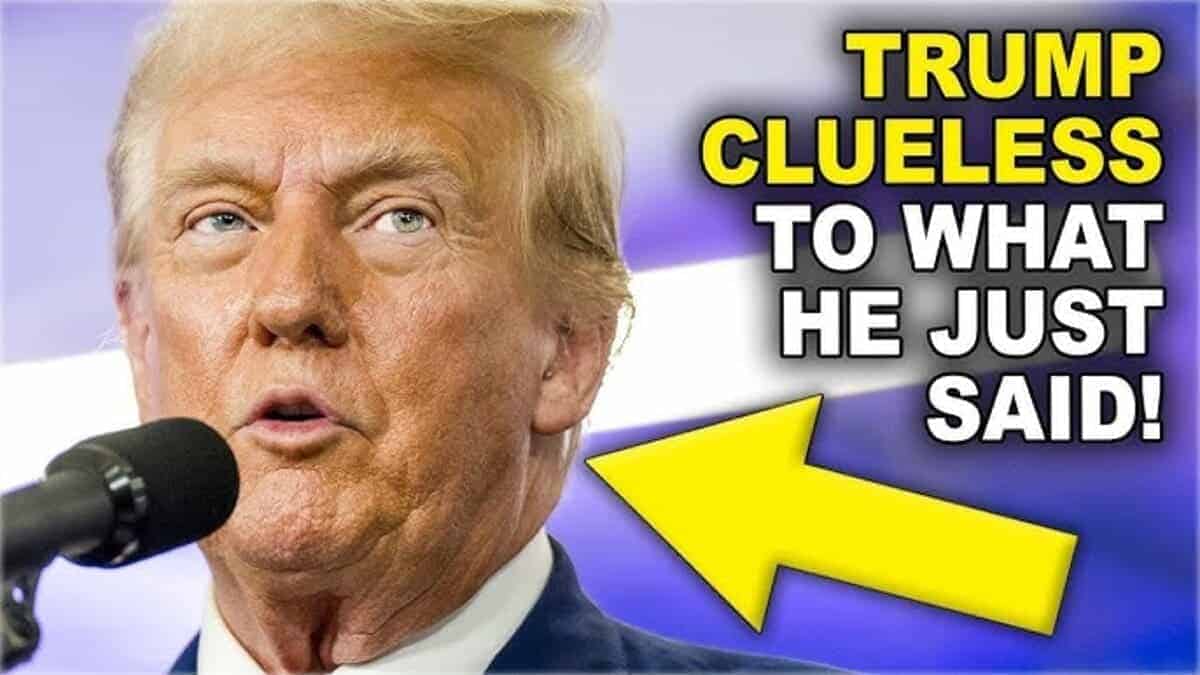 Closeup of donald trump’s face