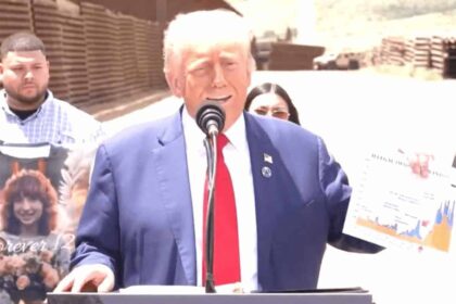 Screengrab of Trump speaking in Arizona/YouTube