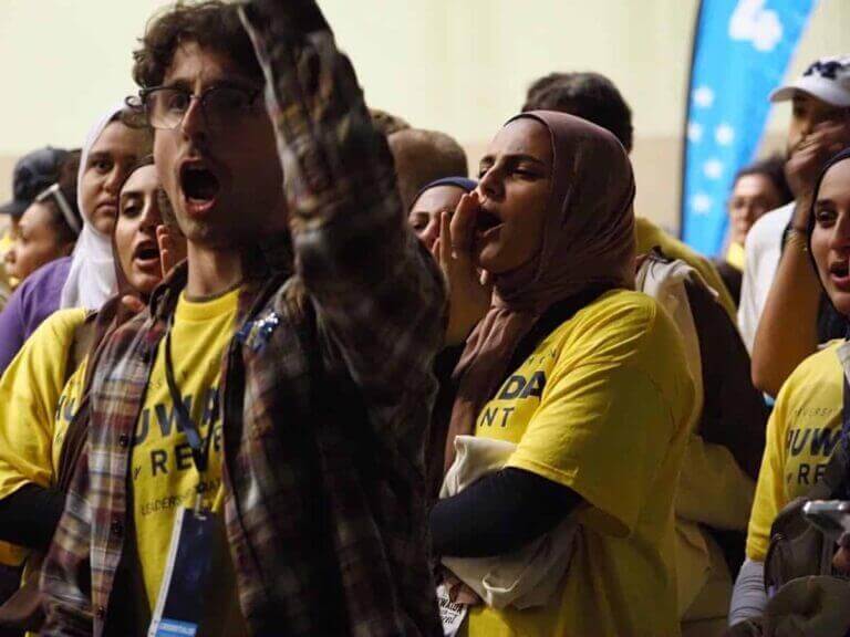 Supporters of hawaida arraf in michigan demand accountability from the democratic party for arraf not being in the ballot