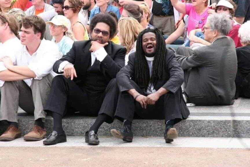 Cornel West and Reverend Sekou