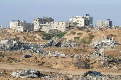 Destruction of homes in Gaza