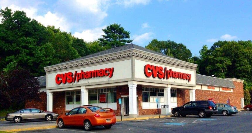 Outside view of a cvs pharmacy store