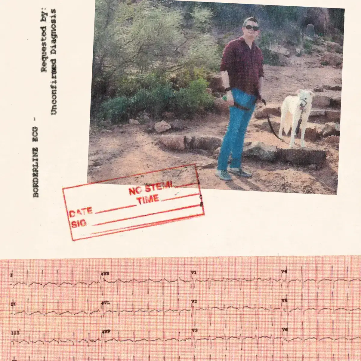 Mental healthcare Ravi with his dog, Finn, in March 2023