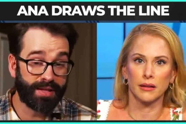 Conservative influencer matt walsh and tht host ana kasparian