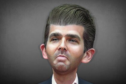 Caricature of Donald Trump Junior