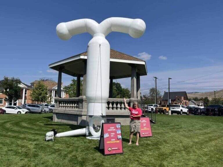 Lisa schindler has two daughters and supports reproductive rights: “it’s just ridiculous that soemebody else gets to dictate what we can do with our bodies. It’s so third-world. It just blows my mind. ” she wore a “bans off our bodies” t-shirt she picked up in washington, d. C. , this spring. “i was itching to wear it again. ”