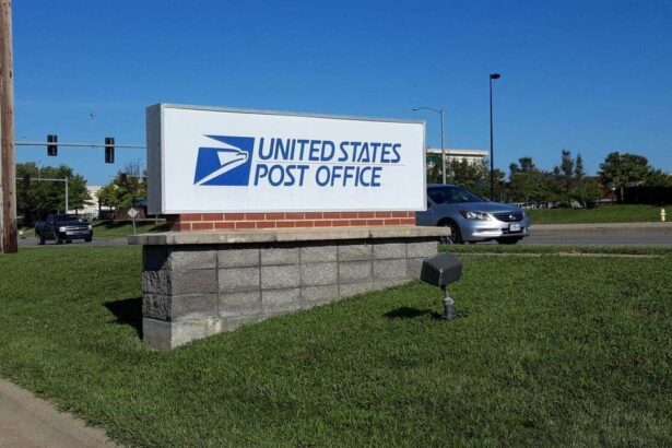 Post office sign in kansas city, missouri area