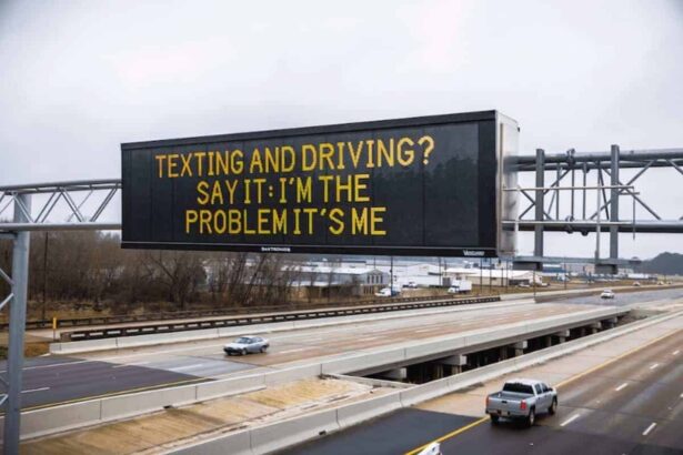 A highway safety message on interstate 55 in jackson, miss. , refers to the lyrics of a taylor swift song, “anti-hero. ” (photo courtesy of the mississippi department of transportation)