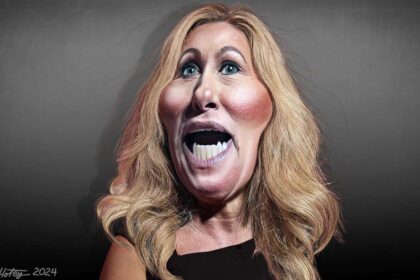 Marjorie Taylor Greene caricature