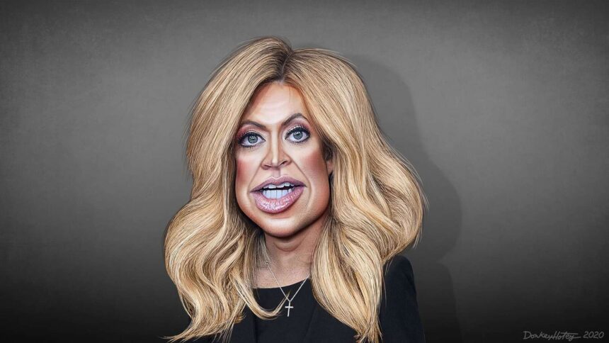 Caricature of kayleigh macenany