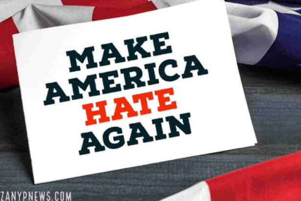 Make america hate again sign