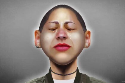 Caricature of Emma González