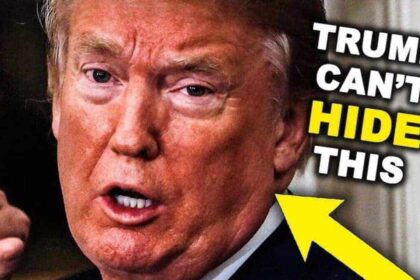 Donald Trump close-up of his face