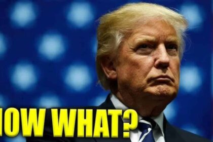 Donald Trump with text NOW WHAT?