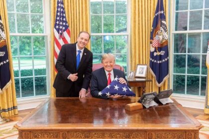 Lee Zeldin and Donald Trump