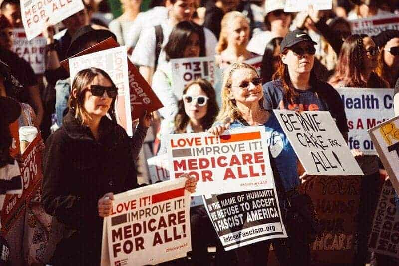 Medicare for all rally