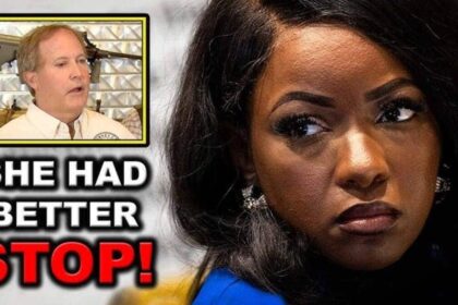 Jasmine Crockett and Ken Paxton