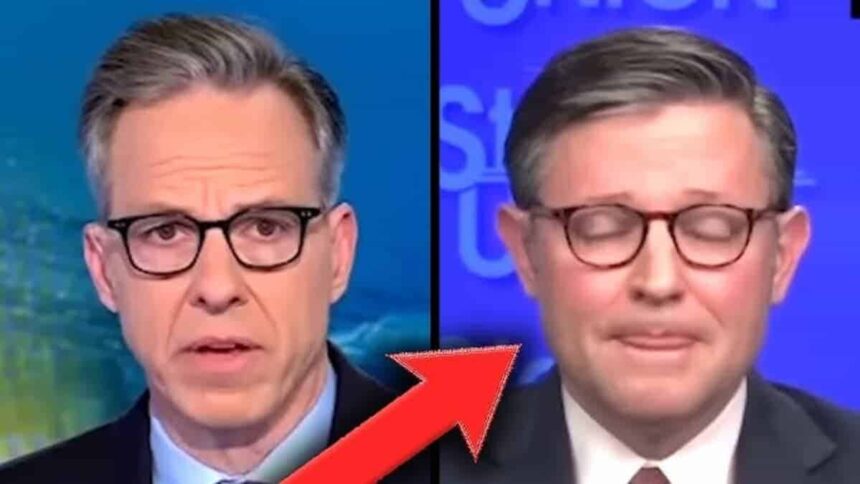 Jake tapper and mike johnson